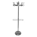 Floor Standing Polished Aluminium Coat Stand