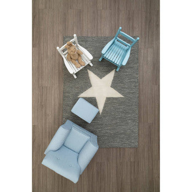 Blue Rocking Chair