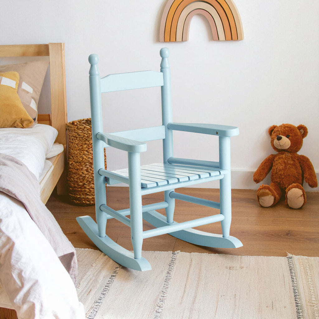 Blue Rocking Chair