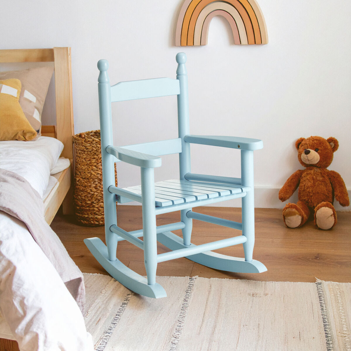 Blue Rocking Chair