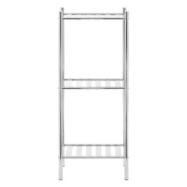 3 Tier Chrome Metal Shelf Unit