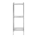 3 Tier Chrome Metal Shelf Unit