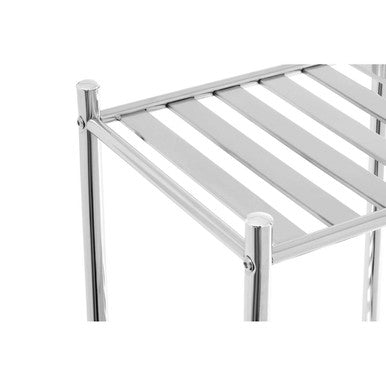 3 Tier Chrome Metal Shelf Unit