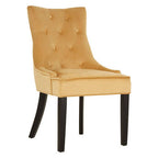 Ochre Velvet Dining Chair