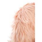 Pink Faux Fur Chair