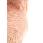 Pink Faux Fur Chair