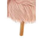 Pink Faux Fur Chair