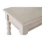 Grey Putty Wooden Console Table with Lower Shelf