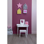 Set of Three Assorted Pink and Grey Storage Trunks