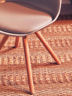 Grey Padded Seat Dining Chair
