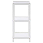 3 Tier White Bathroom Shelf