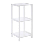 3 Tier White Bathroom Shelf