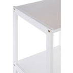 4 Tier White Bathroom Shelf