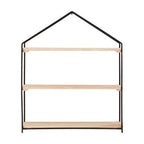 3 Tier Wooden Wall Shelves