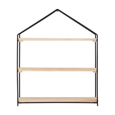 3 Tier Wooden Wall Shelves
