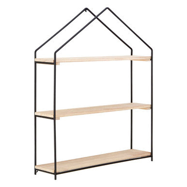 3 Tier Wooden Wall Shelves