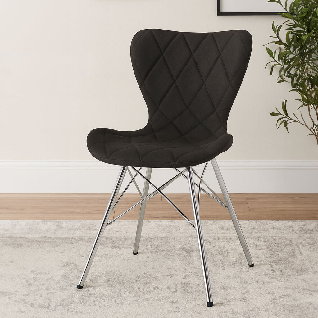 Refined Black Dining Chair