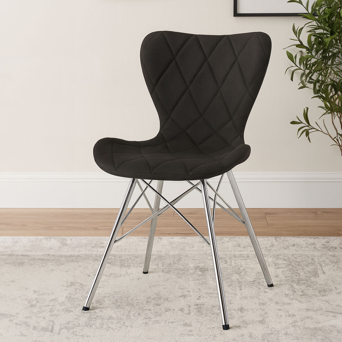 Refined Black Dining Chair