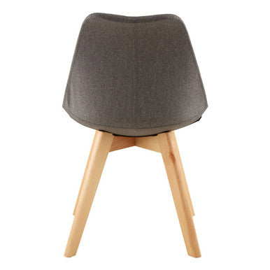 Grey Diamond Pattern Dining Chair