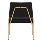 Black Linen Chair