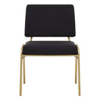Black Linen Chair