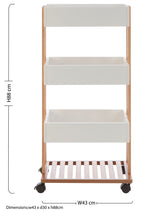 4 Tier Storage Trolley