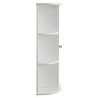 Seven Shelf Mirrored Door Bathroom Cabinet