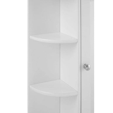 Seven Shelf Mirrored Door Bathroom Cabinet