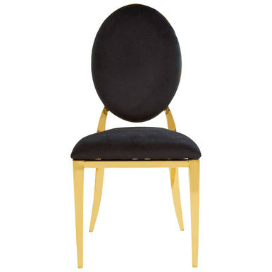 Stackable Gold Finish Dining Chair