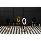Stackable Gold Finish Dining Chair