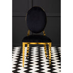 Stackable Gold Finish Dining Chair