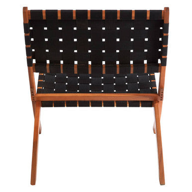 Black Woven Chair