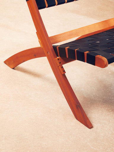 Black Woven Chair