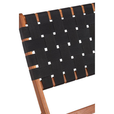 Black Woven Chair