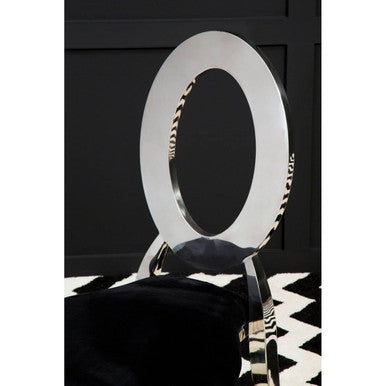 Stackable Silver Frame Dining Chair