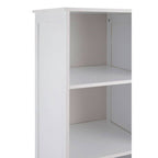 White Wooden Tall Cabinet
