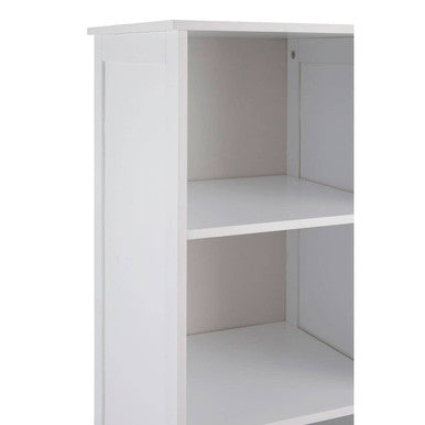 White Wooden Tall Cabinet