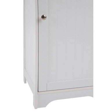 White Wooden Tall Cabinet