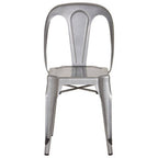 Vintage Style Grey Metal Chair