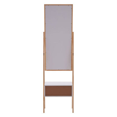 Single Drawer Floor Mirror