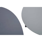Grey Gloss Finish Set of 2 Nesting Tables