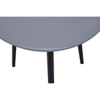 Grey Gloss Finish Set of 2 Nesting Tables