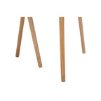 Grey Pine Wood Set of 3 Round Side Tables
