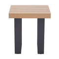 Natural Wood Effect Side Table