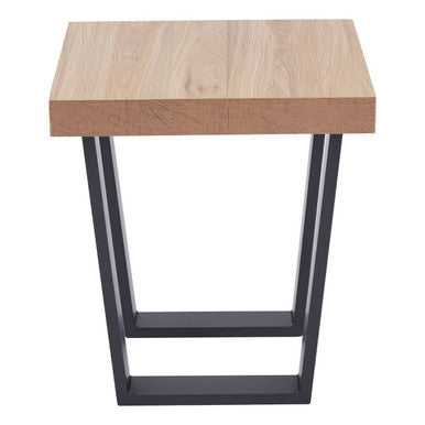 Natural Wood Effect Side Table