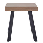 Natural Wood Veneer Side Table
