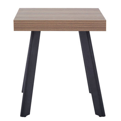 Natural Wood Veneer Side Table