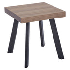 Natural Wood Veneer Side Table