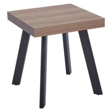 Natural Wood Veneer Side Table