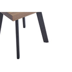 Natural Wood Veneer Side Table